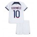 Maillot de foot Paris Saint-Germain Ousmane Dembele #10 Extérieur vêtements enfant 2023-24 Manches Courtes (+ pantalon court)